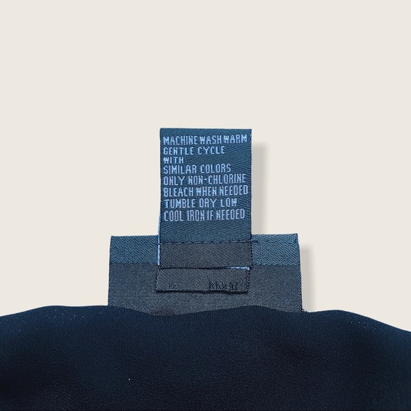 Notations Co. Black blouse with ruffle detailing - Picture 6 of 10